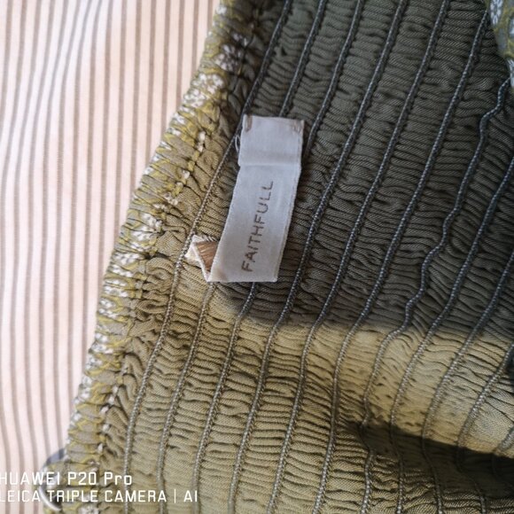 Rosas khaki dress by Faithfull the brand - Picture 12 of 12